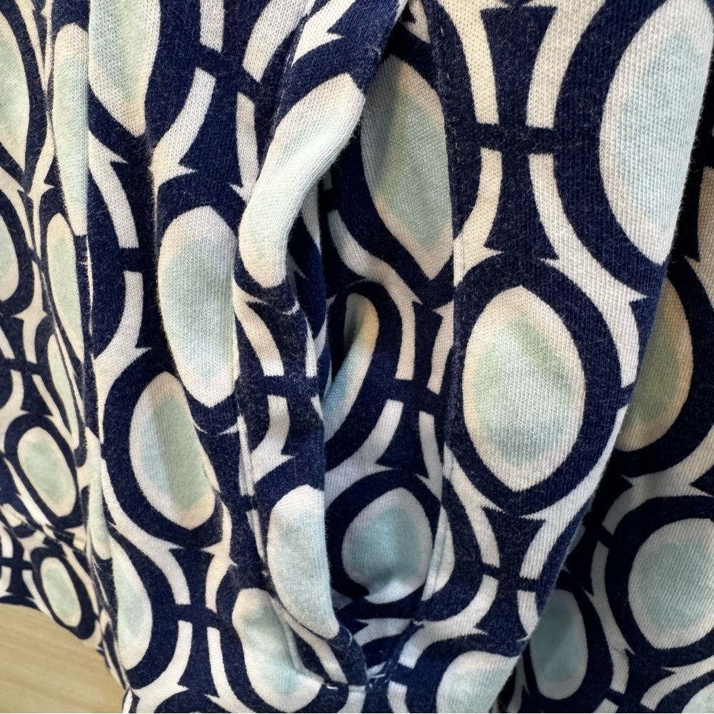Masters by Magnolia Lane Collection Geometric Patterned Zip Front Cotton Jacket - Picture 4 of 8